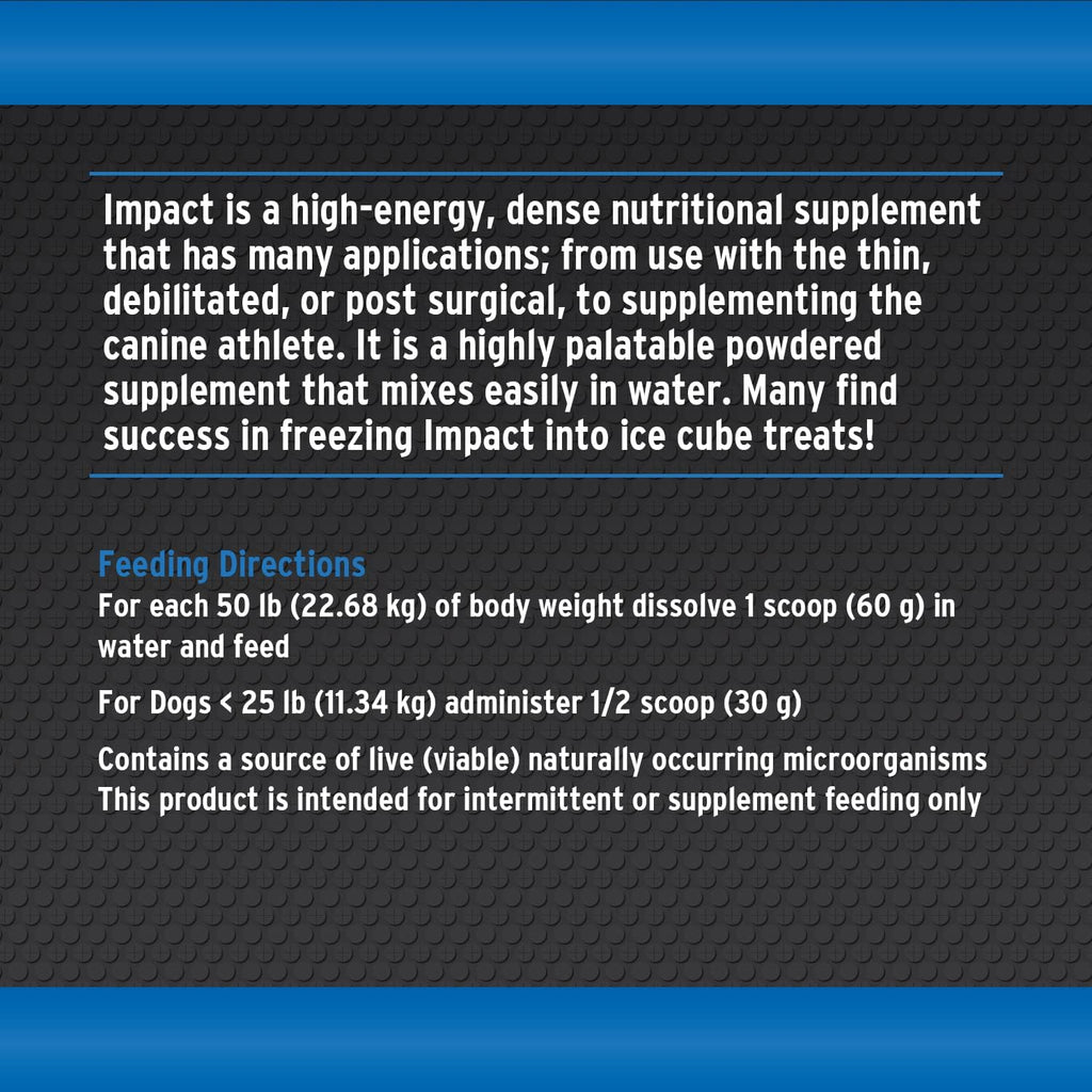 Annamaet Impact – High-Energy Nutrient-Dense Supplement for Dogs – 1.81 kg