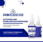 ABCOCID Sulforafano Activado y Estabilizado - 490 mg, 118 ml (4 oz), 240 porciones, Líquido