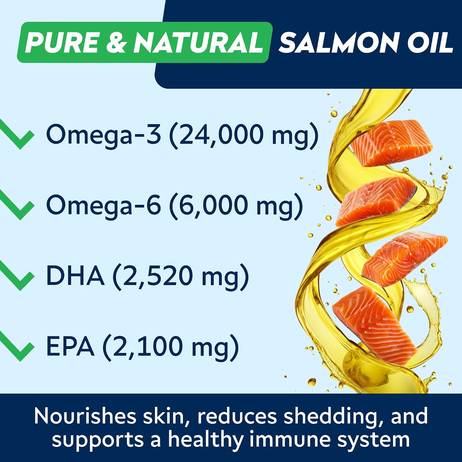 StrellaLab Golosinas de Aceite de Salmón para Perros (180 golosinas) - Omega 3 para alivio de alergias y picazón, salud de piel y pelaje, articulaciones
