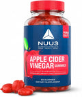 Gominolas de Vinagre de Manzana NUU3 con Folato, Yodo, Granada, Remolacha, Vitaminas B6 y B12 - 60 Unidades