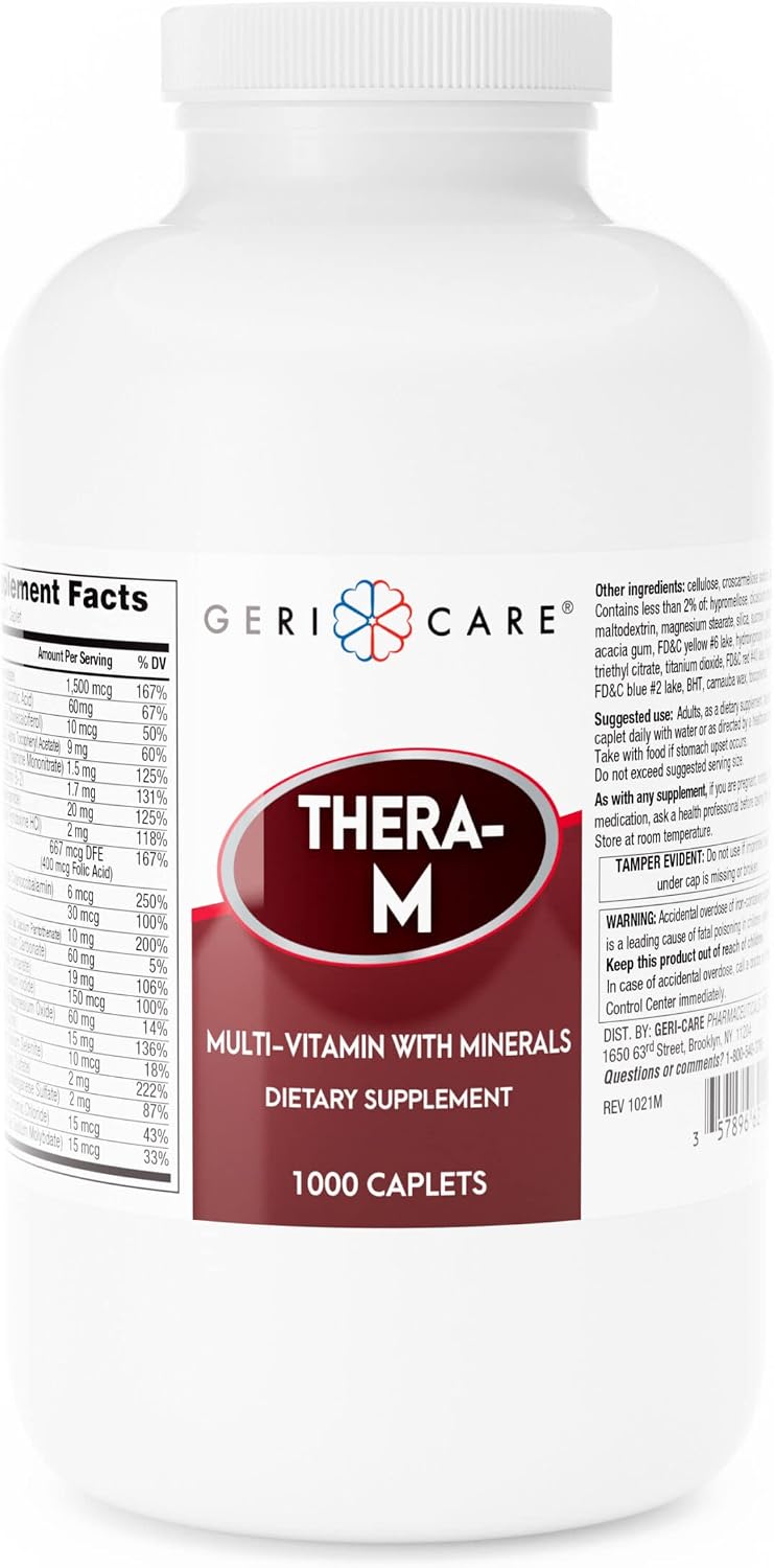 GeriCare Thera Multivitamínico de Alta Potencia, 100 Comprimidos