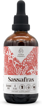 Extracto de Sasafrás sin Alcohol - Tintura Natural Pura, 118 ml