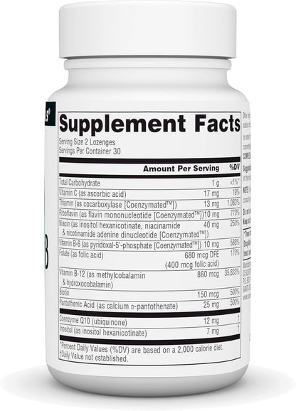Source Naturals Coenzymate B Complex, Sabor Menta - 60 Lozenges – Image 2