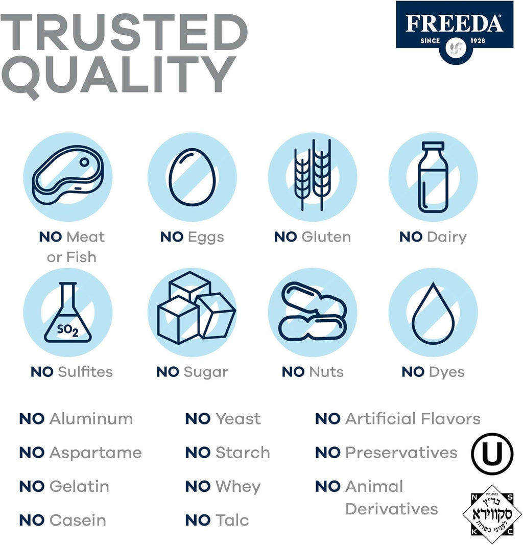 Freedavite - Multivitamínico Moderado para Hombres y Mujeres - 100 Comprimidos