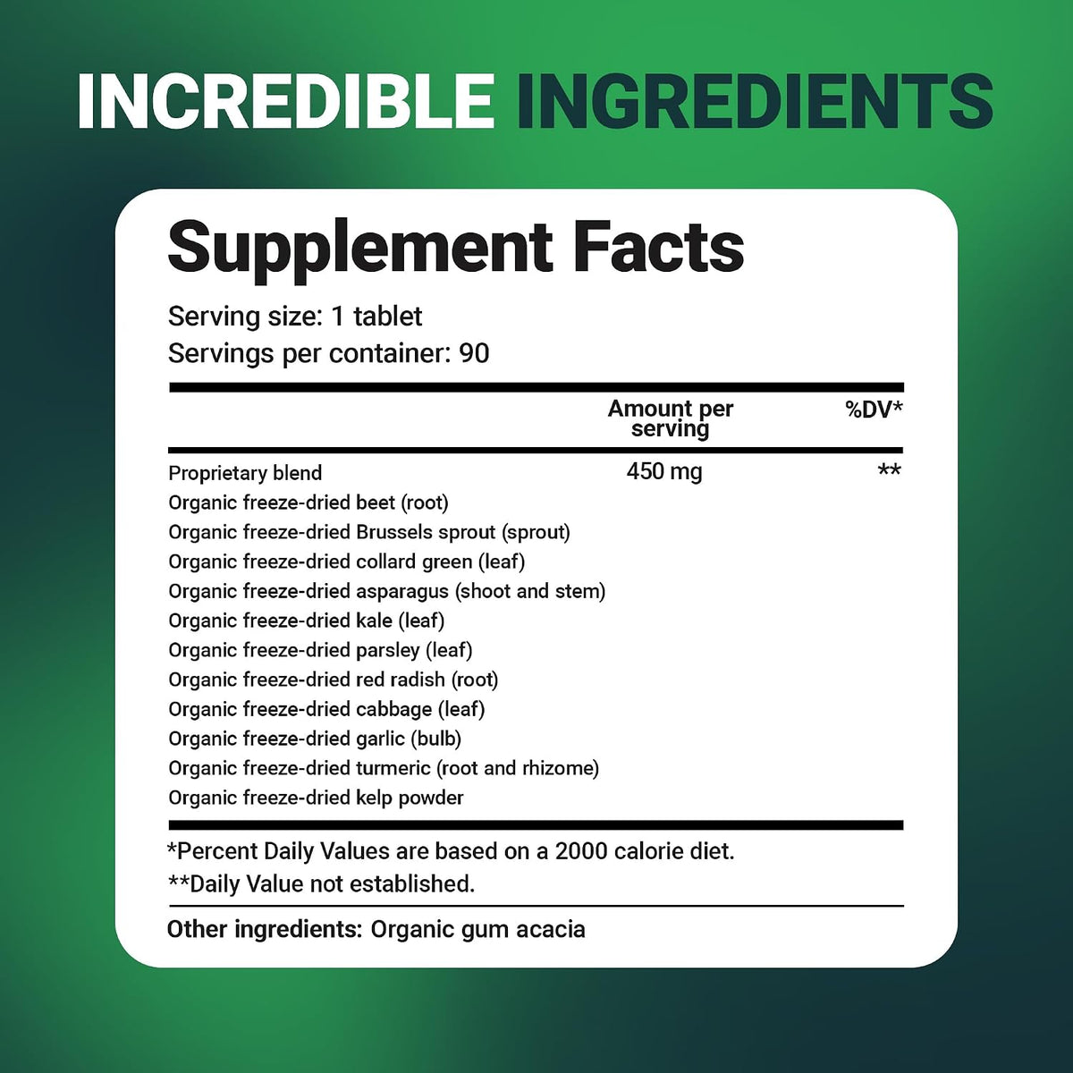 Dr. Berg's Greens Superfood - Comprimidos de Vegetales Crucíferos con 11 Fitonutrientes Orgánicos - 90 Comprimidos – Image 7