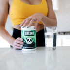 Panda Superfood Greens: Mezcla Natural de Superalimentos con Probióticos y Adaptógenos (Piña, 13.76 oz)