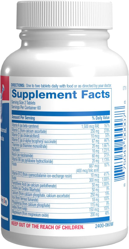 Multivitamínico 30-en-1 con Hierro - Para Mayores de 50, Hombres y Mujeres – Image 2