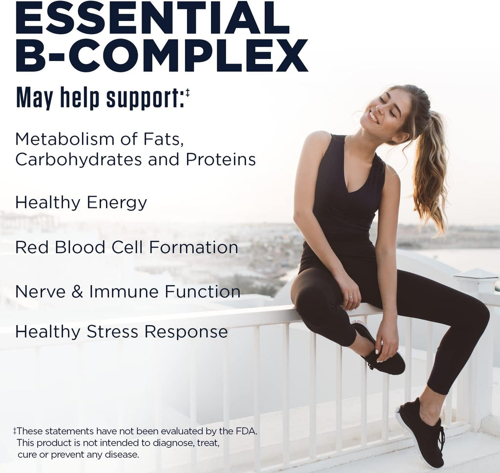 KAL Stress B Complex - Complejo B con Vitaminas B12, B6 y Ácido Fólico, 100 Comprimidos