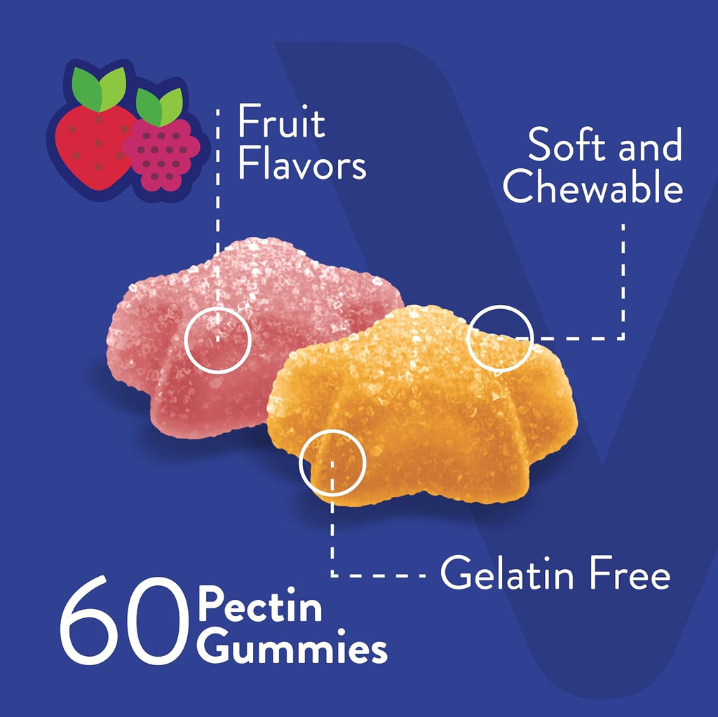 Viteey Gomitas de Glucosa - 4g de Carbohidratos, 60 Unidades - Alternativa Rápida a Comprimidos de Glucosa - Vegano, Sin Gluten