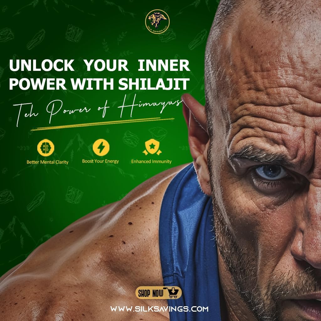 Shilajit Puro Himalaya Orgánico en Resina - 800mg Grado Oro con Ácido Fúlvico