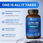 Vitamin World Ultra 360 Multivitamínico para Hombres One Daily, 90 Comprimidos