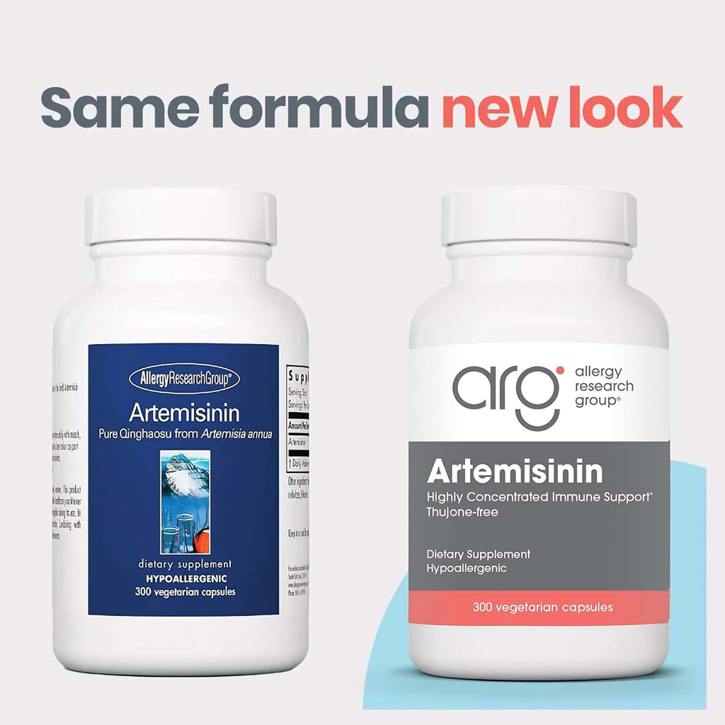 ARG Artemisinina - 200 mg de Extracto Concentrado de Artemisa Dulce por Dosis - Hipoalergénico y Vegetariano - 300 Cápsulas