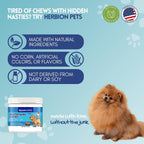 HERBION Pets Multivitamin Chews with Probiotics and Minerals - Duck Flavor