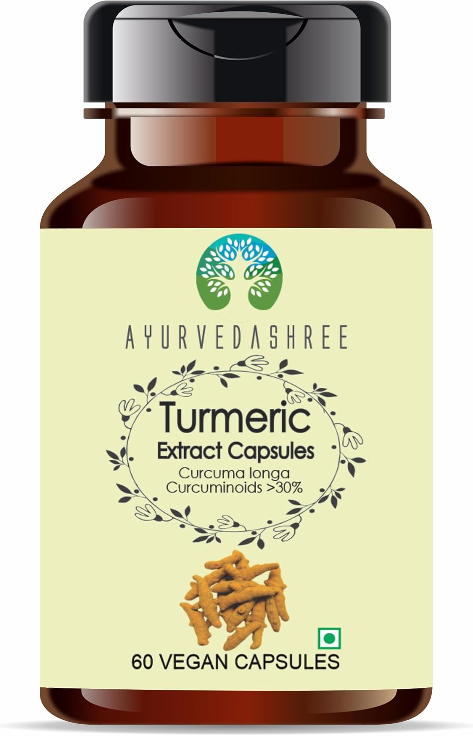 AYURVEDASHREE Safed Musli Extracto 500mg - 60 Cápsulas Vegetarianas | Chlorophytum Borivillianum | 100% Natural | Vegano | Sin Gluten