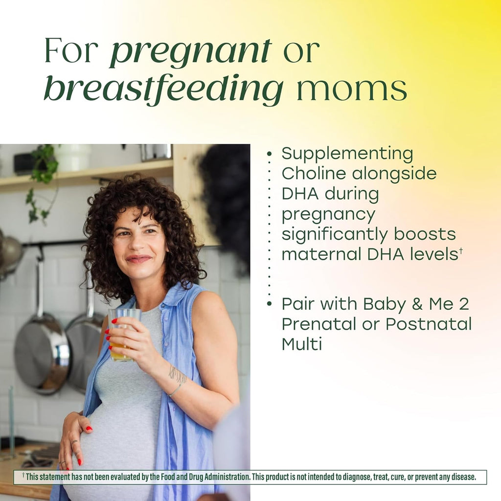 MegaFood Baby & Me 2 Prenatal DHA y Colina, 60 Cápsulas
