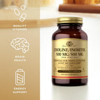 Solgar Choline/Inositol 500 mg/500 mg, 100 Cápsulas Vegetales (Pack de 2)