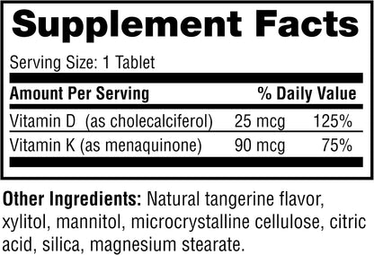 Twinlab Vitamina D3 1000 + K2 Dots - 60 – Calidad garantizada: Fabricado bajo estrictos controles de pureza y – Image 2