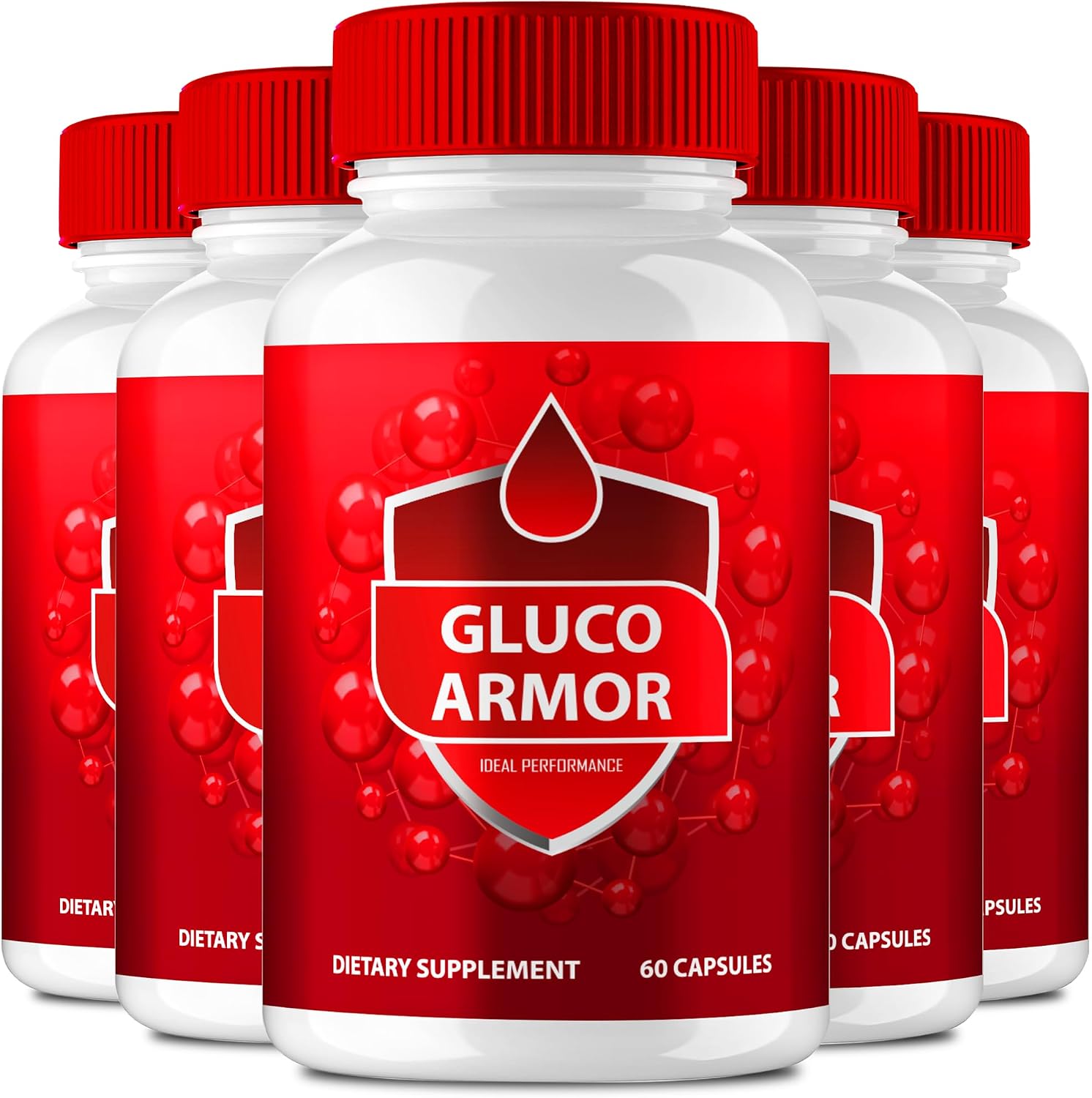 Gluco Armor Advanced Blood Formula Cápsulas (5 Pack)