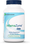Nutra BioGenesis InfamaZyme - Enzimas Digestivas con Pancreatina y Bromelina (90 Cápsulas)