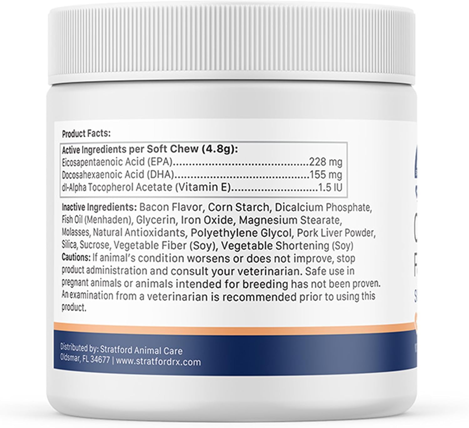 Stratford Pharmaceuticals EZ Chew Omega 3 Masticables Blandos para Perros - 60 unidades