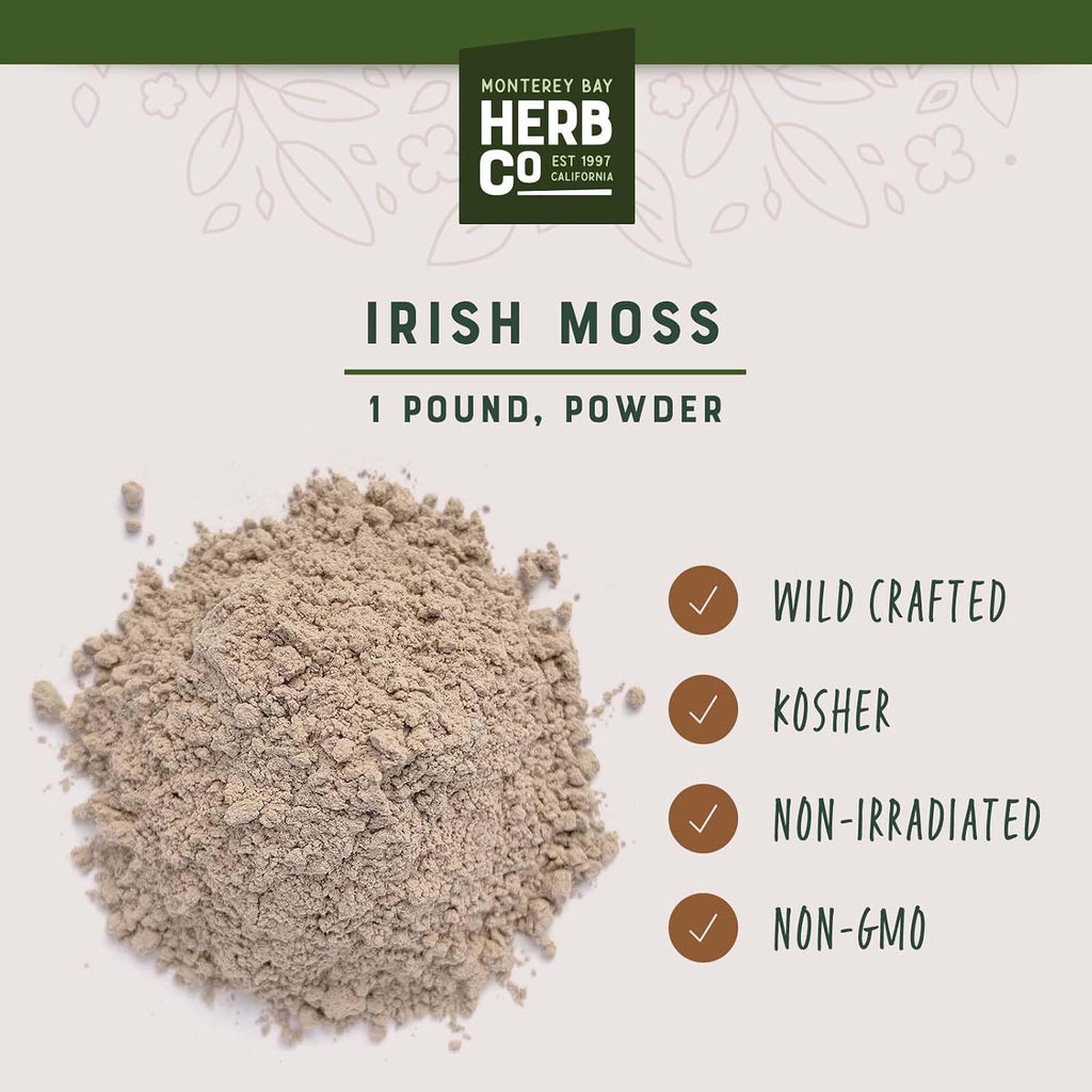 Polvo de Musgo Irlandés del Pacífico (Chondracanthus chamissoi) - Herb Co, 454 g