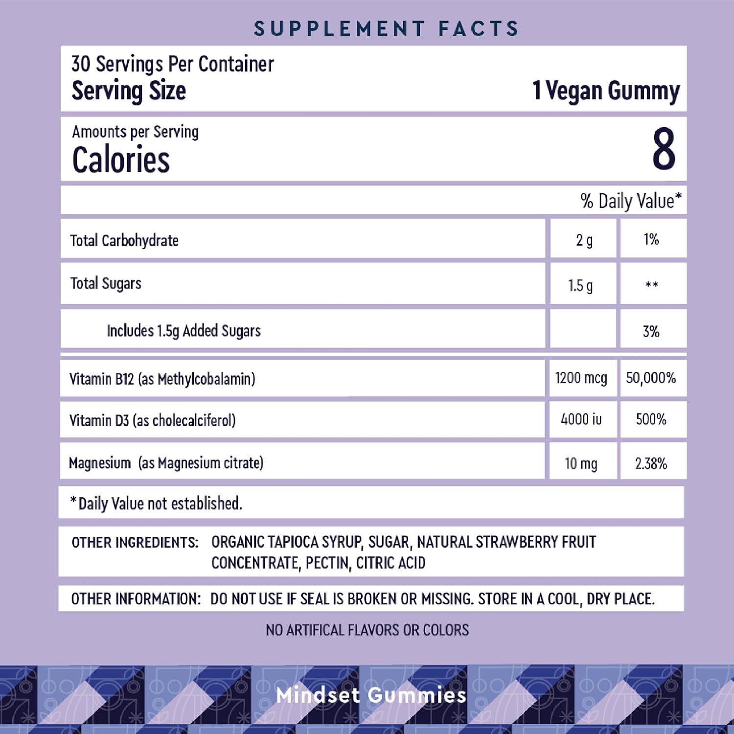 WELL THEORY D3 Gummy - Gominolas con Vitamina D3, Magnesio y B12 - Sabor Fresa - 30 Gominolas Veganas