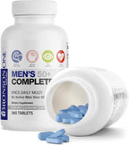 Bronson ONE Daily Multivitamínico Completo para Hombres 50+, 360 Comprimidos