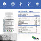 America Medic & Science Sperm Count Max (60 Cápsulas) - Suplemento de Fertilidad Masculina