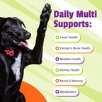 Pet Naturals Daily Multivitamin para Perros, Sabor Vegetal, 300 Chews