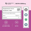 Carbamide Forte Biotinova Biotina 10000mcg - 120 Comprimidos Veganos