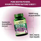 Himalayan Organics Biotina 10000 mcg – 120 Comprimidos