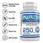 MAAC10 Liposomal NAD+ 500mg por dosis (2x250mg cápsulas) - 60 Cápsulas