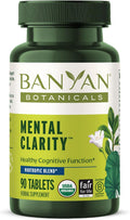 Banyan Botanicals Organic Mental Clarity - Ayurvedic Supplement for Mental Clarity - 90 Tablets