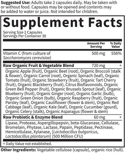 Garden of Life Vitamin Code Raw – Probióticos vivos : Lactobacillus bulgaricus y Lactobacillus plantarum para – Image 5