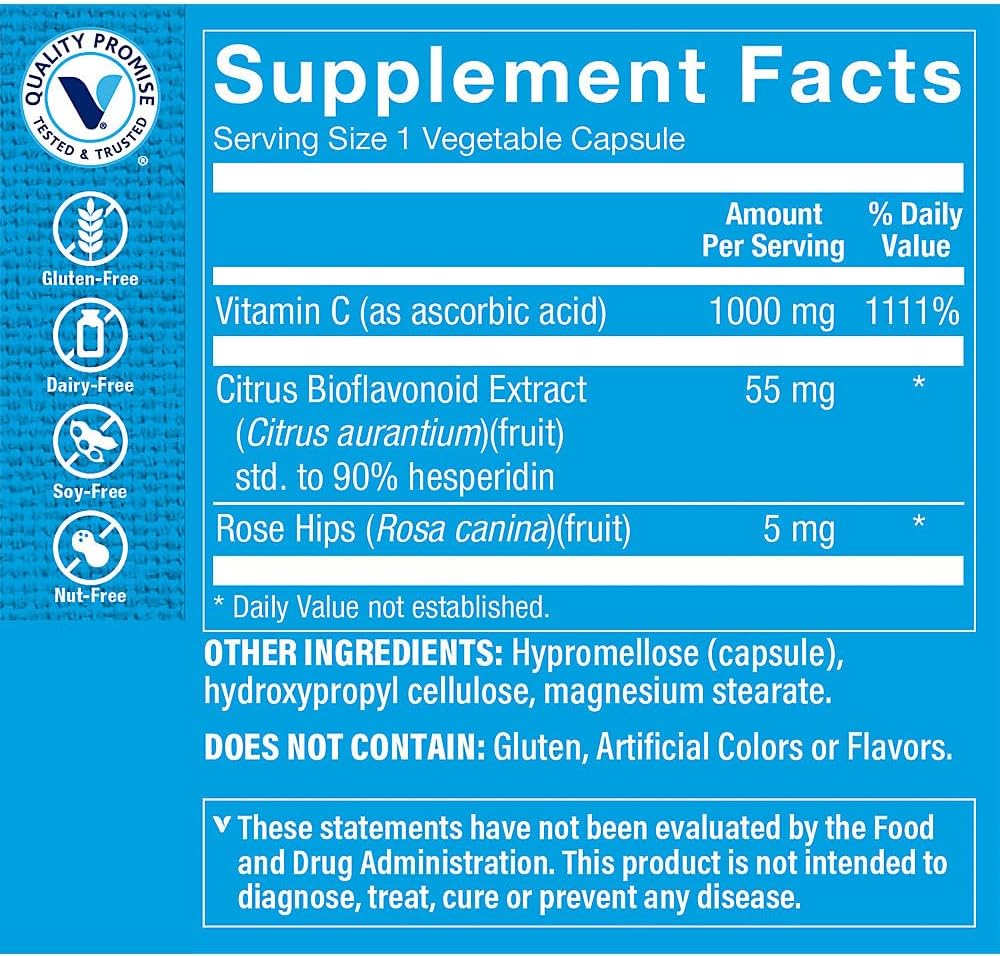 The Vitamin Shoppe C-1000 Complex 1.000 mg, 300 Cápsulas