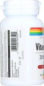 Solaray Vitamina B12 2000 mcg, 90 Comprimidos