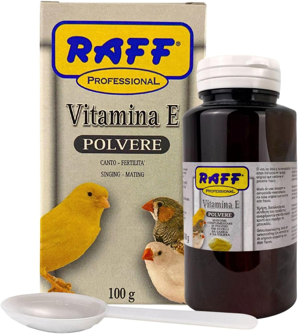 Raff Vitamina E Polvere para Aves 100g