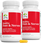Terry Naturally Healthy Feet & Nerves - Vegan Capsules for Nerve and Circulatory Health, 120 Capsules