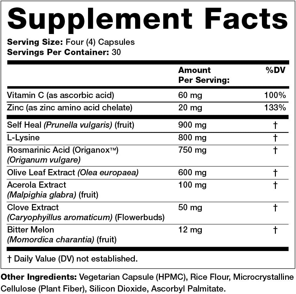 Olympian Labs Herp-eeze Next Generation 120 Capsules