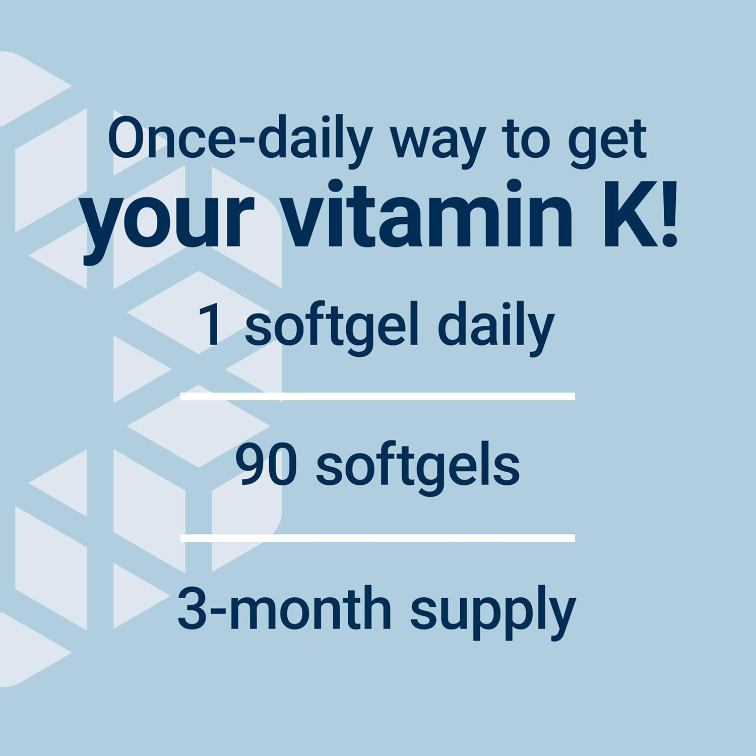Life Extension Super K - Complejo de Vitamina K1 y K2, 2000 mcg K1 y 1180 mcg K2, 90 Cápsulas Blandas