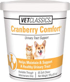 Vet Classics Cranberry Comfort Suplemento Urinario para Perros y Gatos – 65 Masticables Blandos