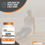 Cápsulas de DL-Fenilalanina - DLPA 500mg - Sin Gluten - 180 Cápsulas