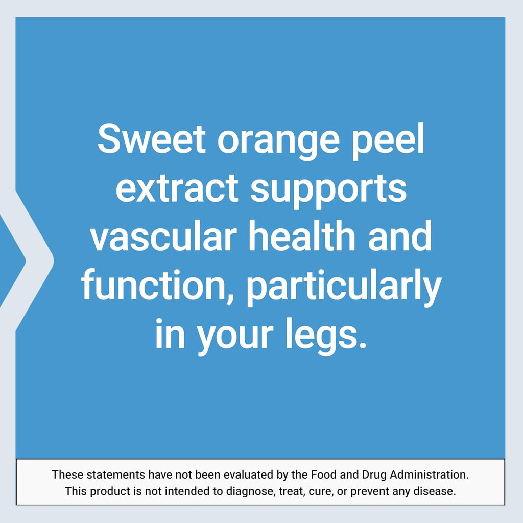 Life Extension Youthful Legs - Suplemento para la Salud Vascular y Circulación de las Piernas con Diosmina y Extracto de Naranja Dulce - 60 Cápsulas Blandas
