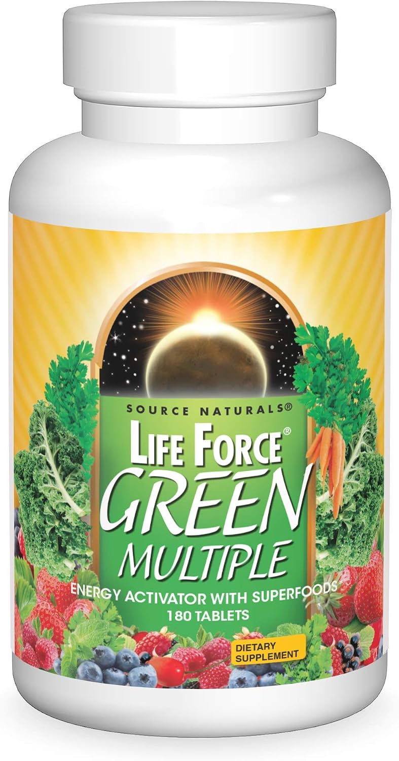 Source Naturals Life Force Green Multiple - 180 tabletas