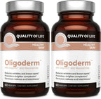 Quality of Life Oligoderm, Suplemento premium para el cuidado de la piel con Oligonol y Niacinamida - 60 cápsulas