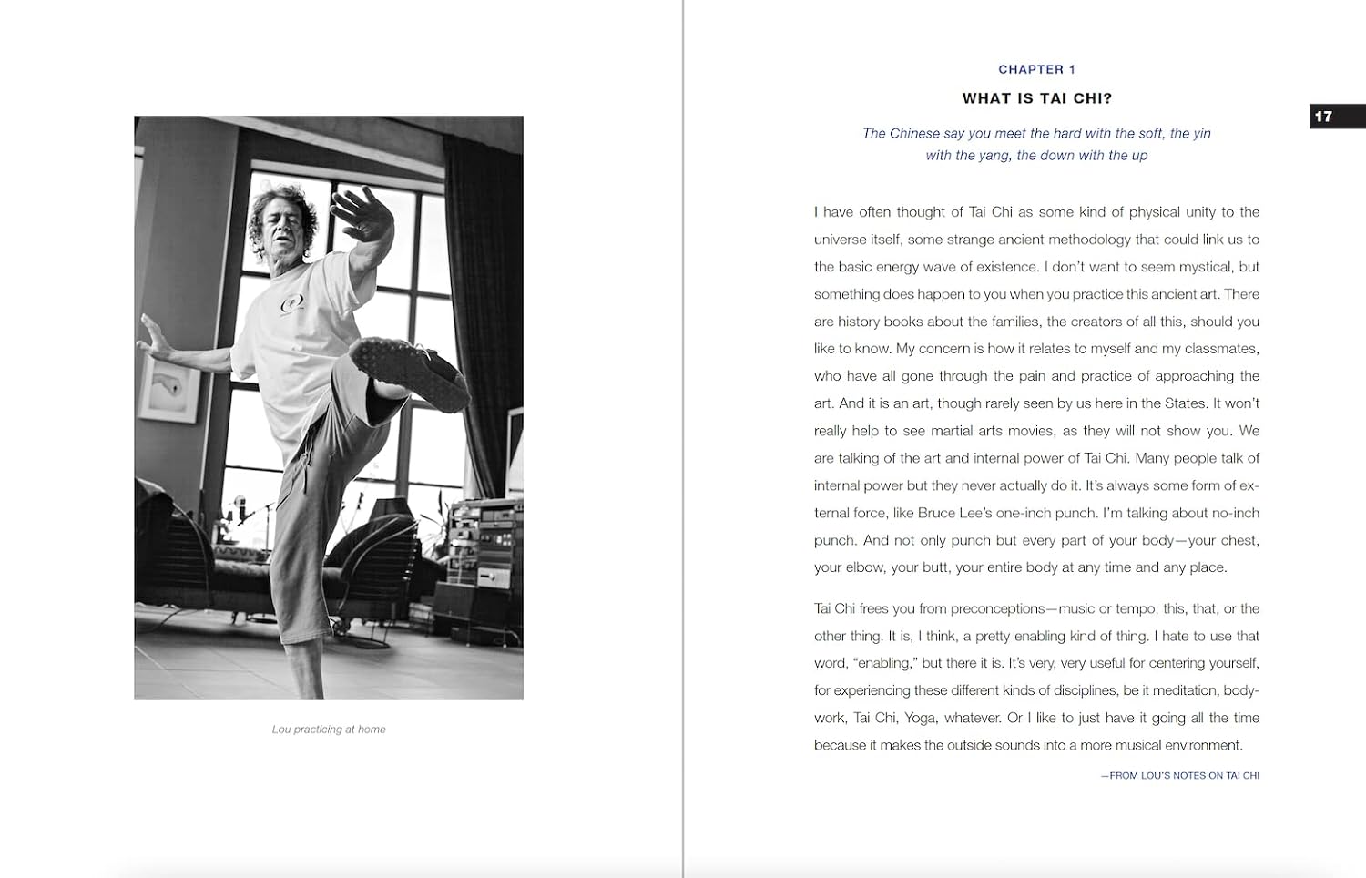 The Art of the Straight Line: My Tai Chi