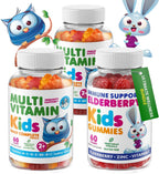 DR. MORITZ Gomitas de Saúco para Niños (60 unidades) y Multivitamínico Infantil en Gomitas (120 unidades) - Pack de 2