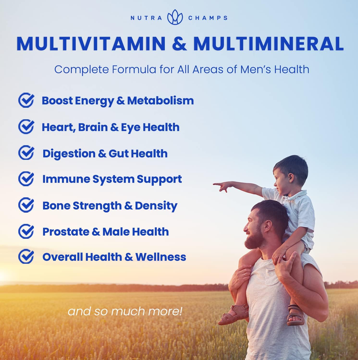 NutraChamps Multivitamínico para Hombres, 240 Gomitas (Pack de 2)