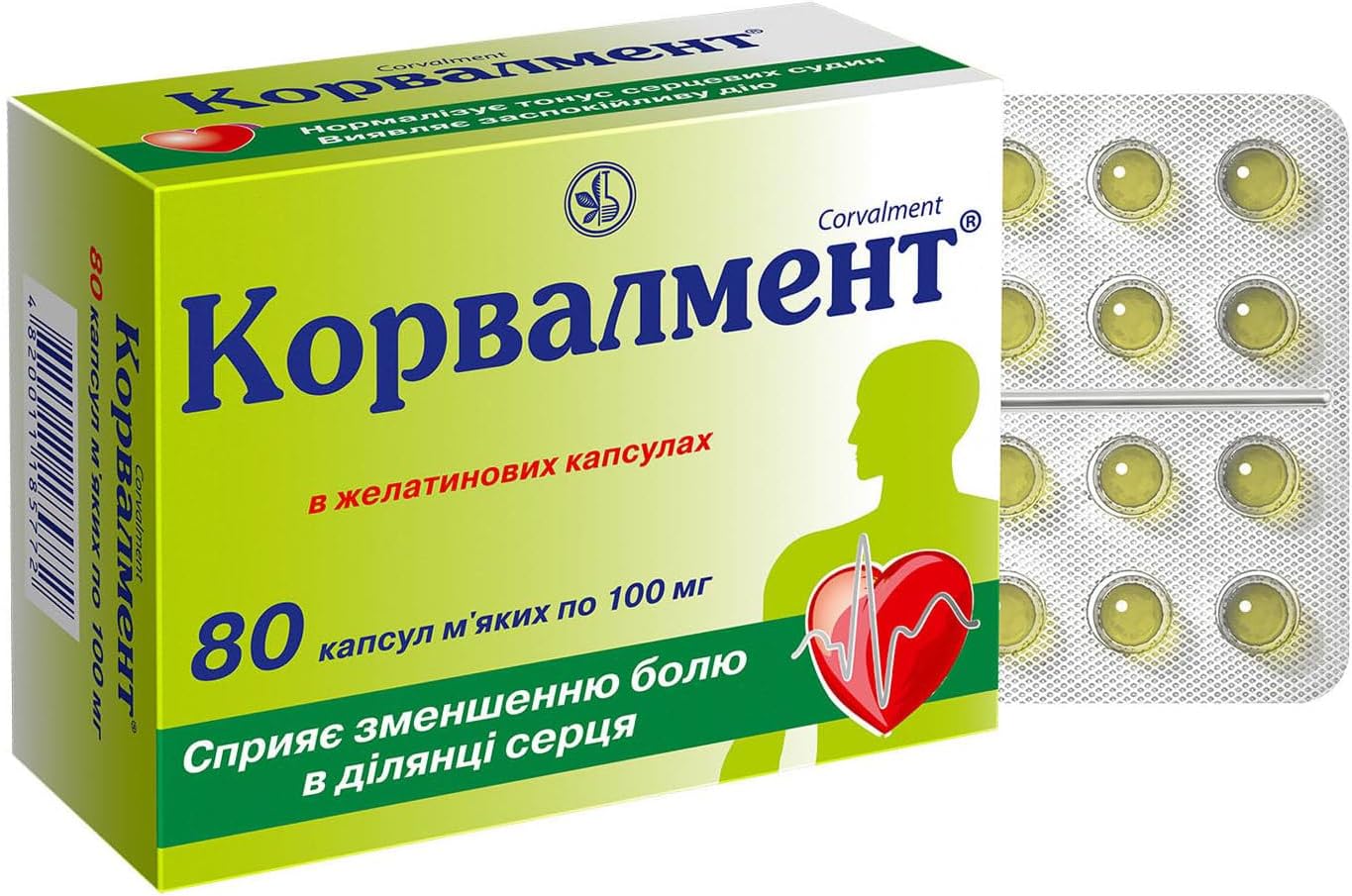 Corvalment 100mg, 80 Cápsulas