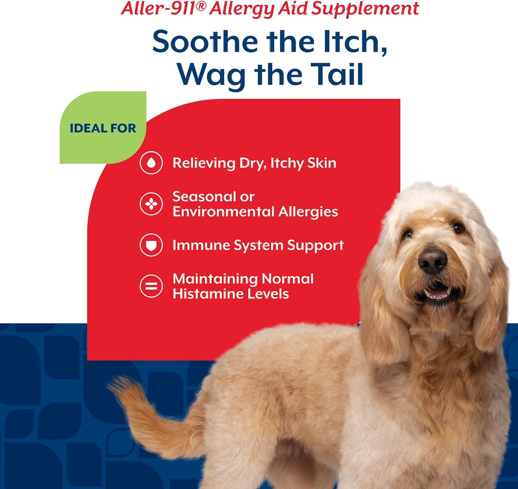 NaturVet Scoopables Aller-911 - Apoyo para alergias en perros - Sabor a bacon ahumado - 312 g